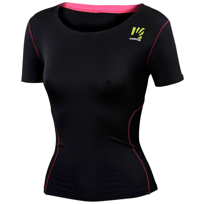 Damen Running t-shirt Sportful Karpos Fast W Jersey schwarz, CrossCountry  Elite Sports VoF