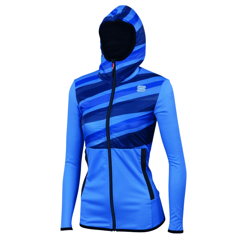 Warm Jacket Sportful Rythmo W Jacket parrot blue, CrossCountry Elite ...