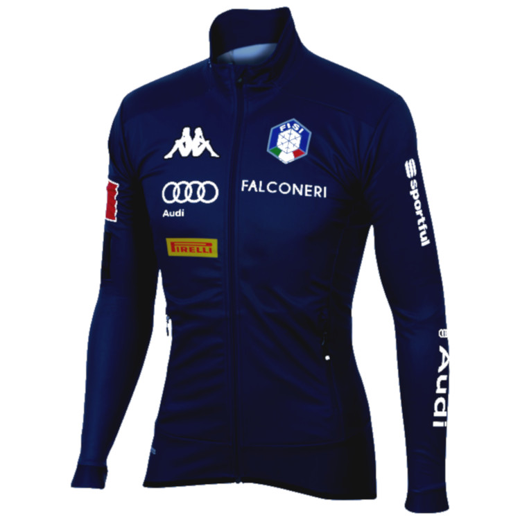 Training warm jacket Sportful Team Italia WS Jacket Kappa "Italy blue", CrossCountry Elite