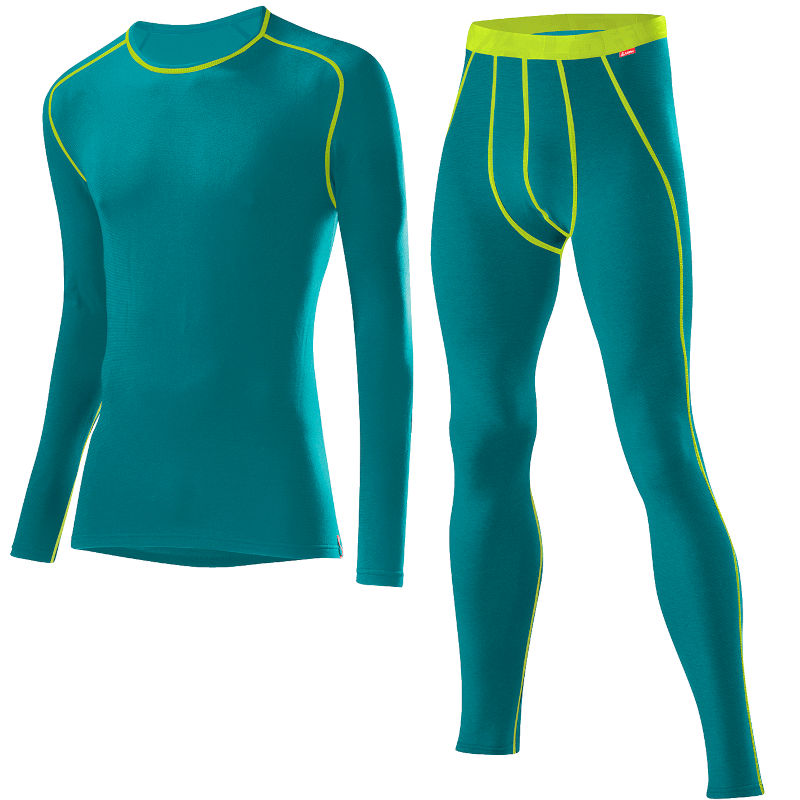 Löffler sous-vêtements set pour hommes long Transtex warm lagoon