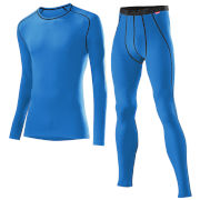 Löffler sous-vêtements set pour hommes long Transtex warm cobalt