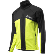 Löffler jakke "Teamline" WS Softshell Warm (barn) svart-lys grønn