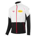 женская разминочная куртка Löffler Team Austria Gore-Tex Infinium WS Light чёрно-белая