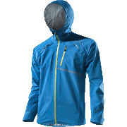 Mannen Jas Löffler Hooded jas Running GTX blauw