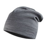 Bonnet Löffler Arista Merino Beanie gris mélange