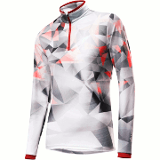 Löffler Thermo-Innervelours Pull femmes fraise-blanc