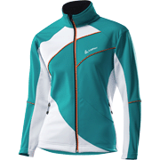 Veste pour femmes Löffler WS Softshell Warm blanc-aquamarine