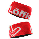 Löffler Hoofdband breed rood new