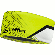 Löffler Dimple Elastic Pannband Teamline citron-vit