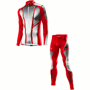 Löffler Langlauf ski suit Teamline 2016 rood (kinderen)