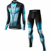 Löffler Cross-country ski suit WorldCup 2015 black-azure