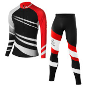 Löffler Langlauf ski suit WorldCup 2020 zwart-rood (kinderen)