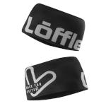 тёплая повязка Löffler Headband Wide new чёрная