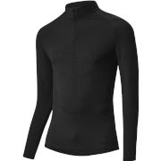 Löffler Mannen Midlayer Pace Hybrid Transtex zwart