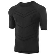 Löffler chemise homme manches courtes Transtex Warm Hybrid noir