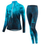 Löffler women's Cross-country ski suit WorldCup 2023 deep water / topaz