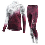 Löffler women's Cross-country ski suit WorldCup 2023 burgund