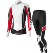 Löffler femme combinaison de ski de fond WorldCup 2016 noir-rouge