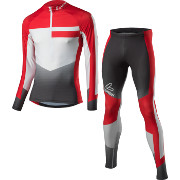 Löffler Cross-country ski suit WorldCup 2018 black-red