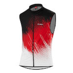 Gilet pour hommes Löffler Worldcup noir-rouge-blanc