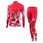 Löffler women\'s Cross-country ski suit WorldCup 2023 red