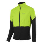 мужская разминочная куртка Löffler WorldCup Infinium WS Light светло-зелёная c черным