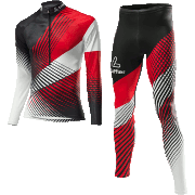 Löffler Cross-country ski suit WorldCup 2 black-red (kids)