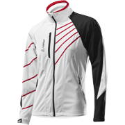 Veste pour femmes Löffler WS Softshell Light Worldcup blanc-noir