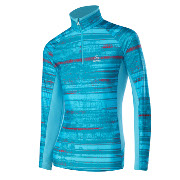 Löffler femmes Zip-Pull Jazzy Thermo-Innervelours cristal bleu