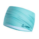 Löffler Snowfall Design Headband Wide yuma blue