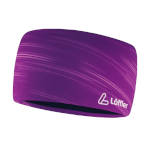 Löffler Snowfall Design Headband Wide violet