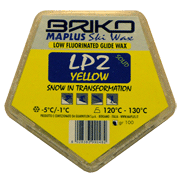 Low Fluorinated Glide Wax <br>Briko-Maplus LP2 Solid yellow -5°. Low Fluorinated Glide Wax <br>Briko-Maplus LP2 Solid yellow -5°.