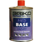 Prepareringsparaffin Briko-Maplus Liquid Racing Base Med, snö temp. -10°...-5°C, 0.5l