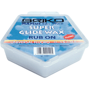 Универсальный парафин Briko/Maplus Super Glide Wax Rub On Universal Fluoro, -15°C...+0°C, 100г