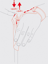 Leki Trigger Shark system click-on