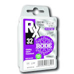 Fluor-free glide wax RODE RX32 World Cup -4°...-10°C, 60g