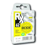 Fluor-free glide wax RODE RX62 World Cup wet snow -3°...+0°C, 60g