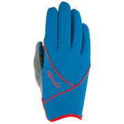 Women gloves Roeckl Elena Turquoise-pink