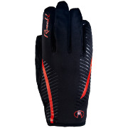 Gants de femme Roeckl Elmira noir/rouge