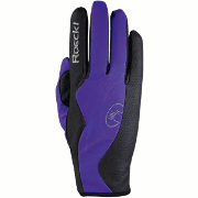 Gants de femme Roeckl Erica noir-pourpre