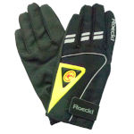 Gants de biathlon et de ski de fond Roeckl Gota noir jaune