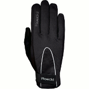 Rennen warme Handschuhe Roeckl LL Landas schwarz (kein Aufdruck)