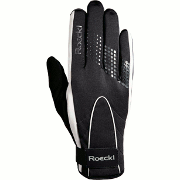 Racing warme handschoenen Roeckl LL Landas zwart/wit