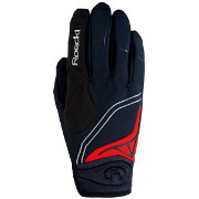 Renn-Handschuhe Roeckl LL Lent schwarz-rot