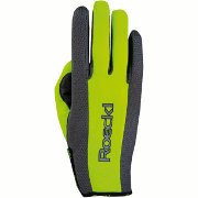 Gants de course Roeckl Lika noir/neon jaune