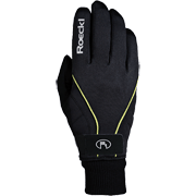 Gants chauds de course Roeckl LL Loken noir/verde