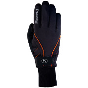 Gants chauds Roeckl LL Loken noir-orange