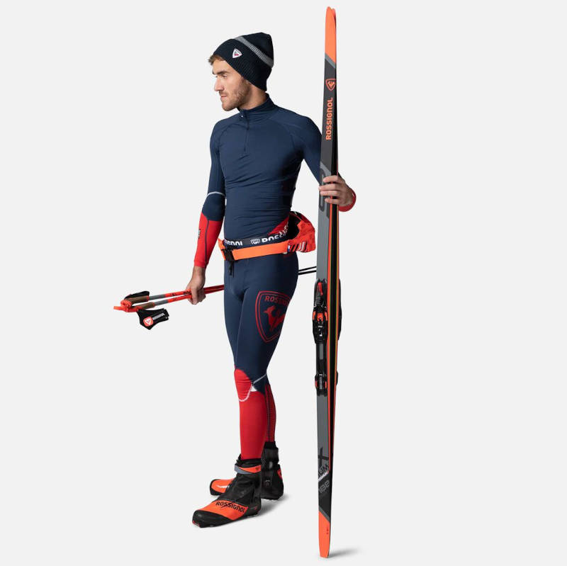 ROSSIGNOL-INFINI COMPRESSION RACE TIGHTS NEON RED - Cross-country ski  leggings