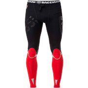 трико комбинезона Rossignol Infini Compression Race Tights crimson чёрно-красное