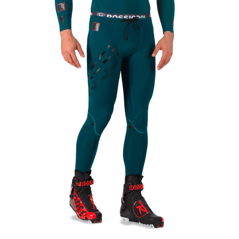 Rossignol Infini Compression Race Tights deep teal, CrossCountry